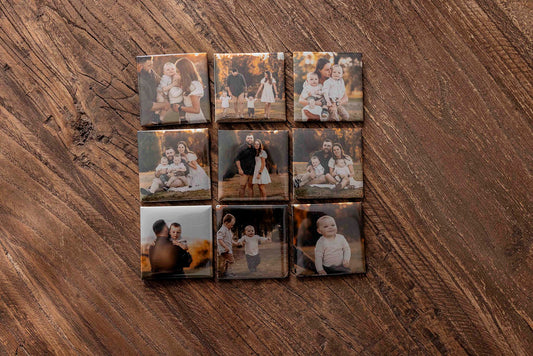 Custom Photo Magnets (Set of 9)