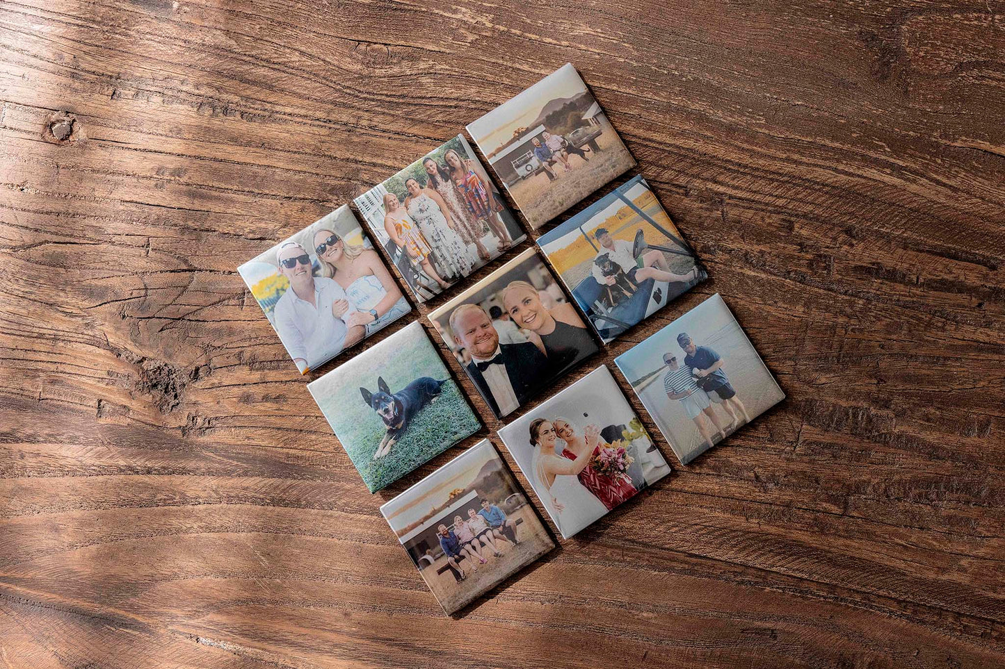 Custom Photo Magnets (Set of 9)